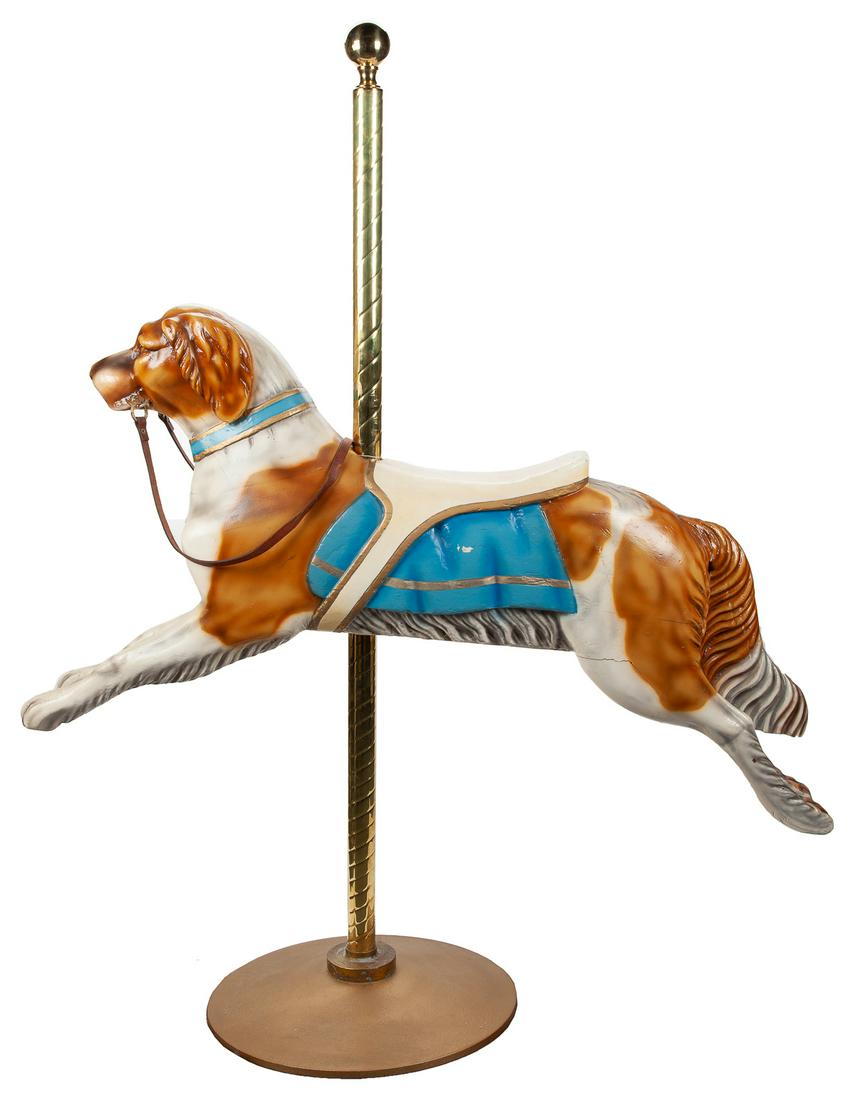 Herschell Spillman Carousel Dog. North Tonawanda, NY: Hersc... (1 of 2)