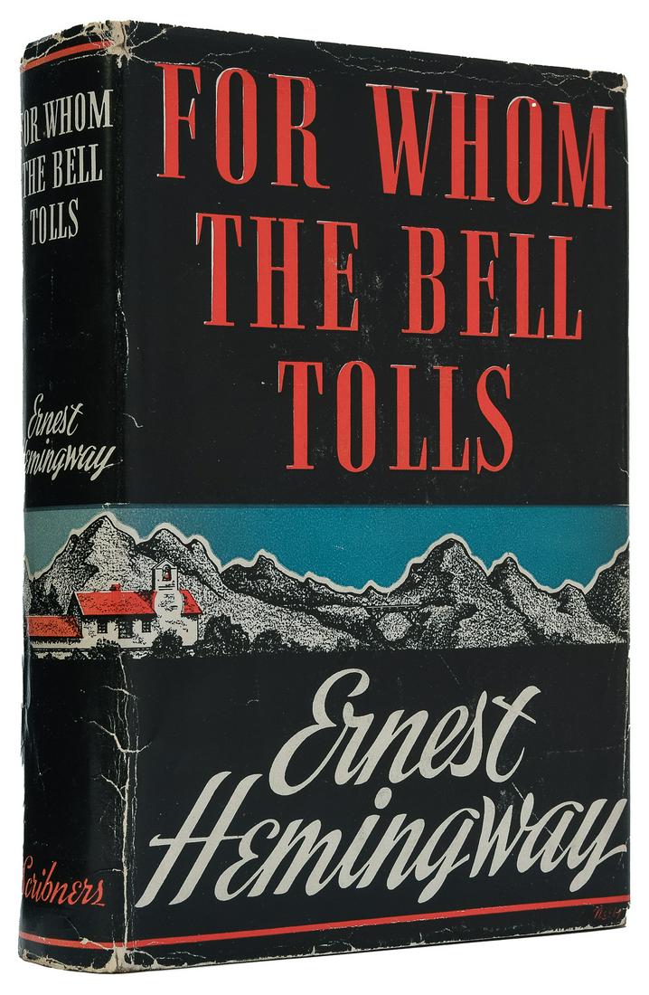 HEMINGWAY, Ernest (1899-1961). For Whom the Bell Tolls. New... (1 of 1)