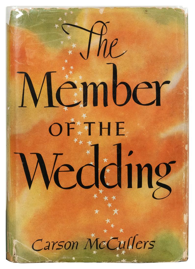 [McMURTRY, Larry (1936-2021), his copy]. McCULLERS, Carson ...: [McMURTRY, Larry (1936-2021), his copy]. McCULLERS, Carson (1917-1967). The Member of the Wedding. Boston: Houghton Mifflin Company, 1946. 8vo. Original yellow cloth lettered in brown (top corners lig