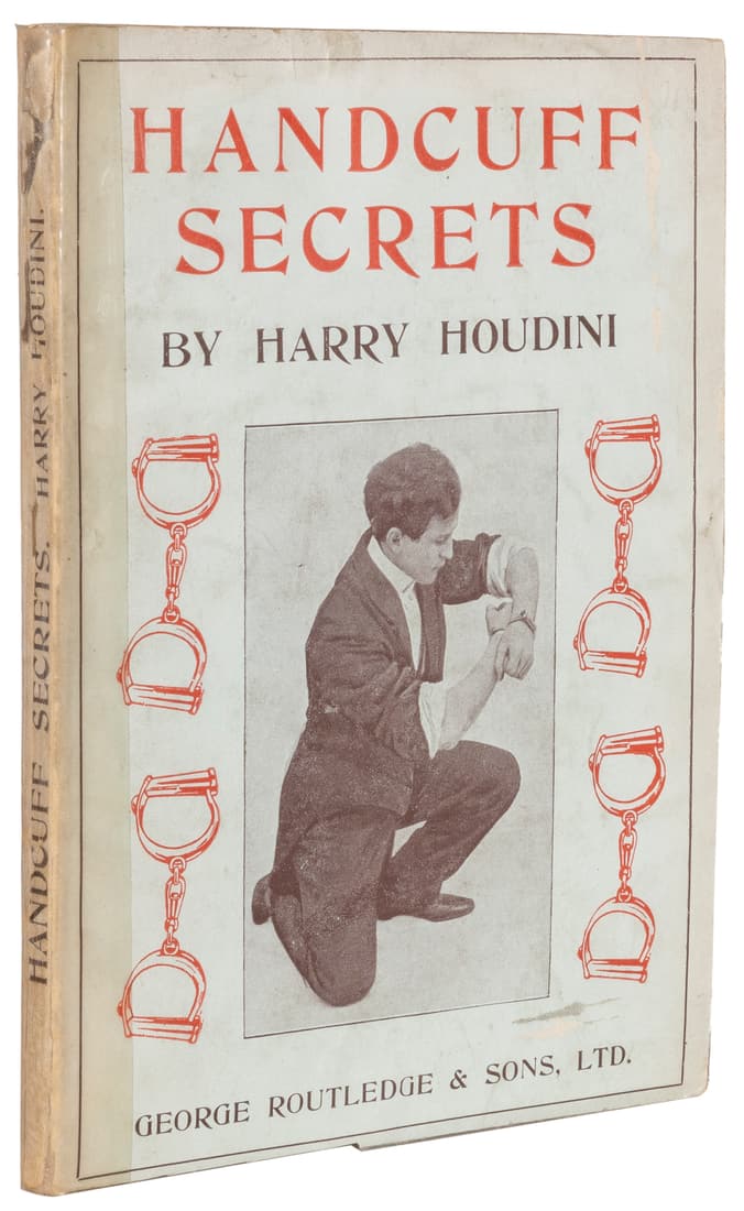 HOUDINI, Harry. Handcuff Secrets. London: George Routledge ... (1 of 1)