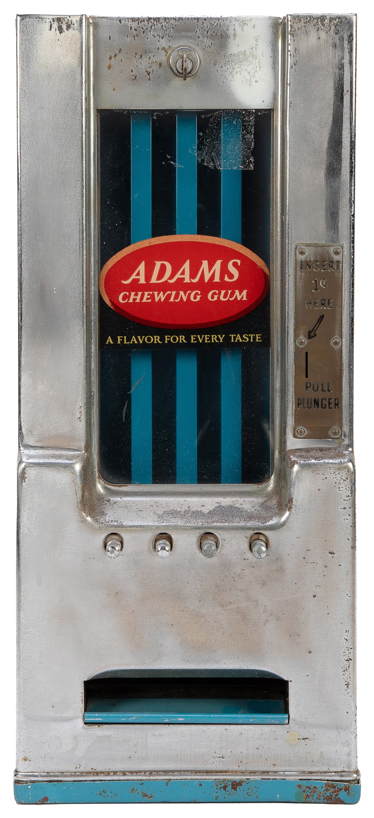 DuGrenier Adams Chewing Gum 1 Cent Vending Machine. Circa 1... (1 of 2)