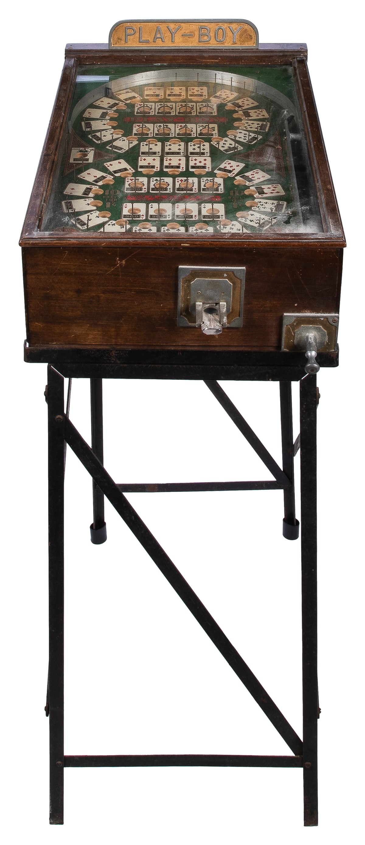 Gottlieb 1 Cent Play-Boy Pinball Game on Stand. Chicago: Go... (1 of 3)