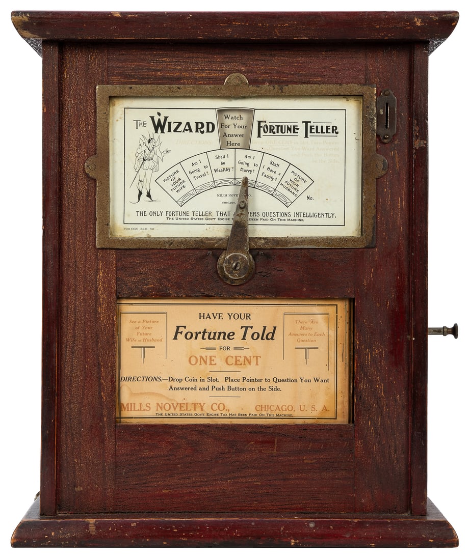 Mills 1 Cent Wizard Fortune Teller. Chicago: Mills Novelty ... (1 of 5)