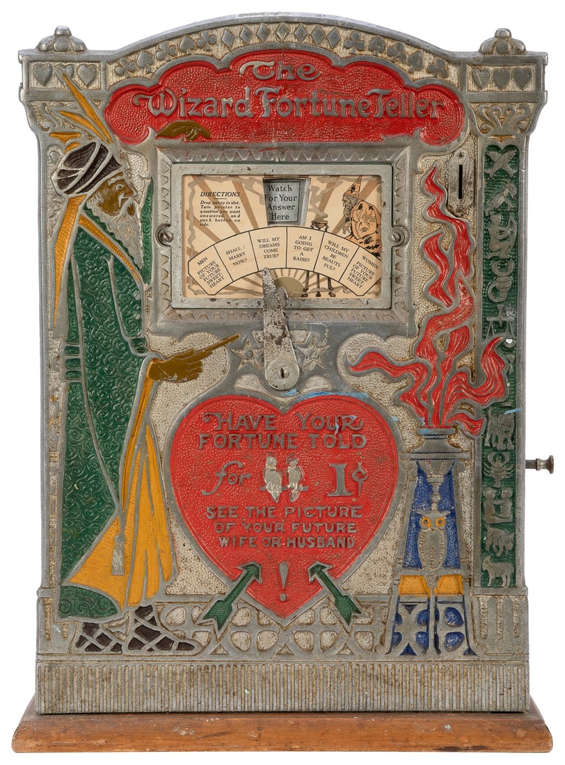 Mills 1 Cent Wizard Fortune Teller. Chicago: Mills Novelty ... (1 of 4)