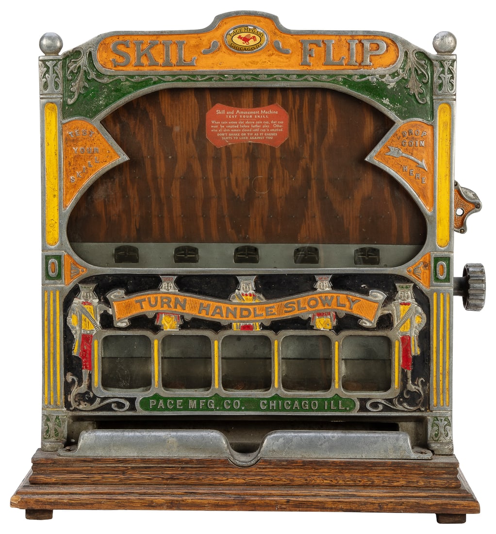 Pace Manufacturing 1 Cent Skil Flip Trade Simulator. Chicag... (1 of 3)