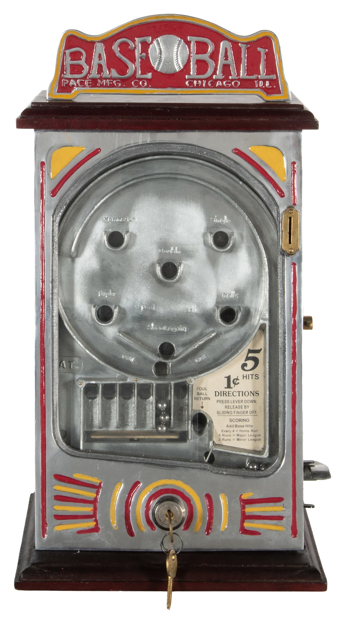 Pace Baseball 1 Cent Counter Game. Chicago: Pace Mfg. Co., ... (1 of 2)