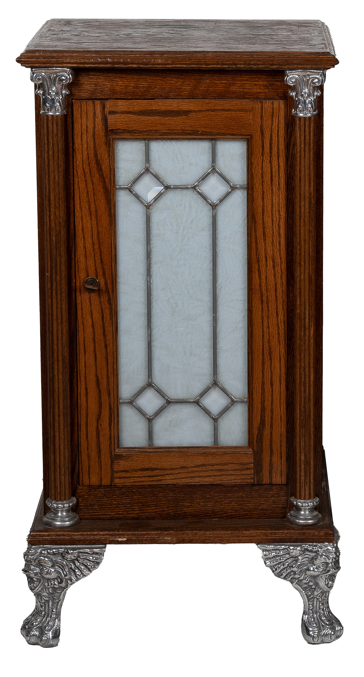 Slot Machine Lighted Cabinet. Vintage-style wooden slot mac... (1 of 3)