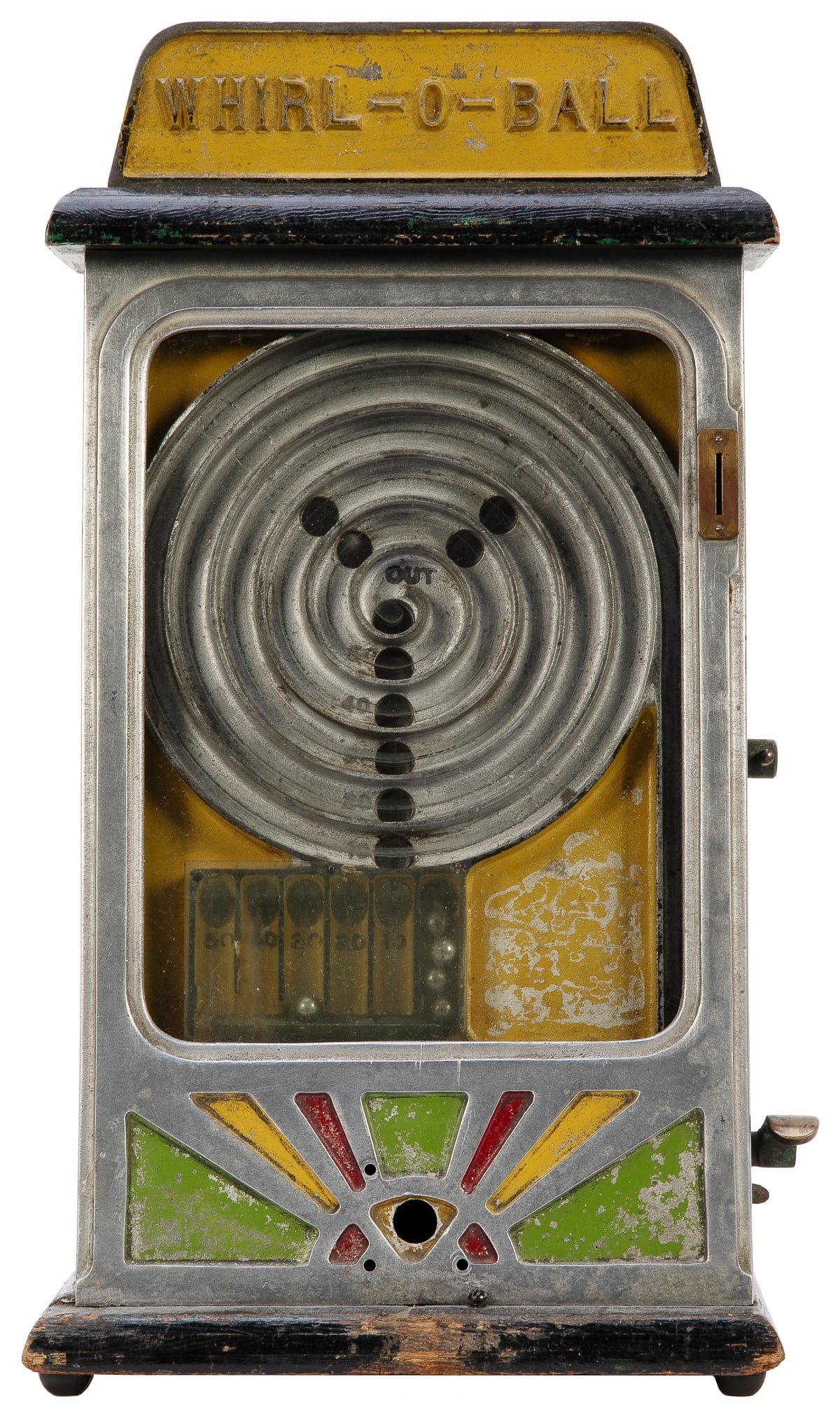 Whirl-O-Ball 1 Cent Pinball Countertop Trade Stimulator. Wh... (1 of 2)