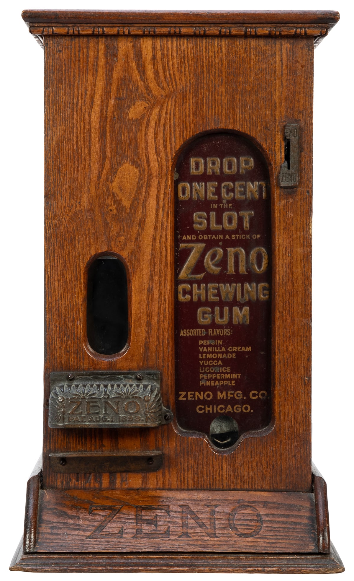 Zeno 1 Cent Mechanized Chewing Gum Dispenser. Chicago: Zeno... (1 of 4)
