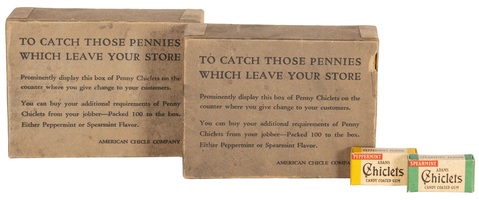 Adams Chiclets Candy Coated Gum in Original Boxes. New York... (1 of 2)