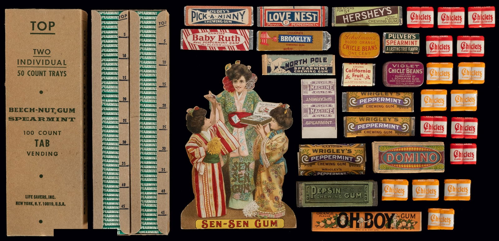Collection of Early and Vintage Chewing Gum. Circa 1910s—60... (1 of 1)