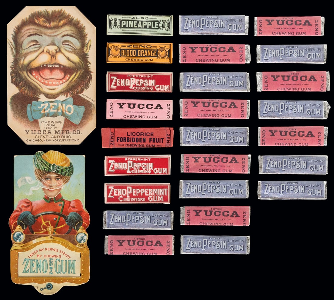 Group of Zeno Chewing Gum and Advertising. Including: two a... (1 of 1)