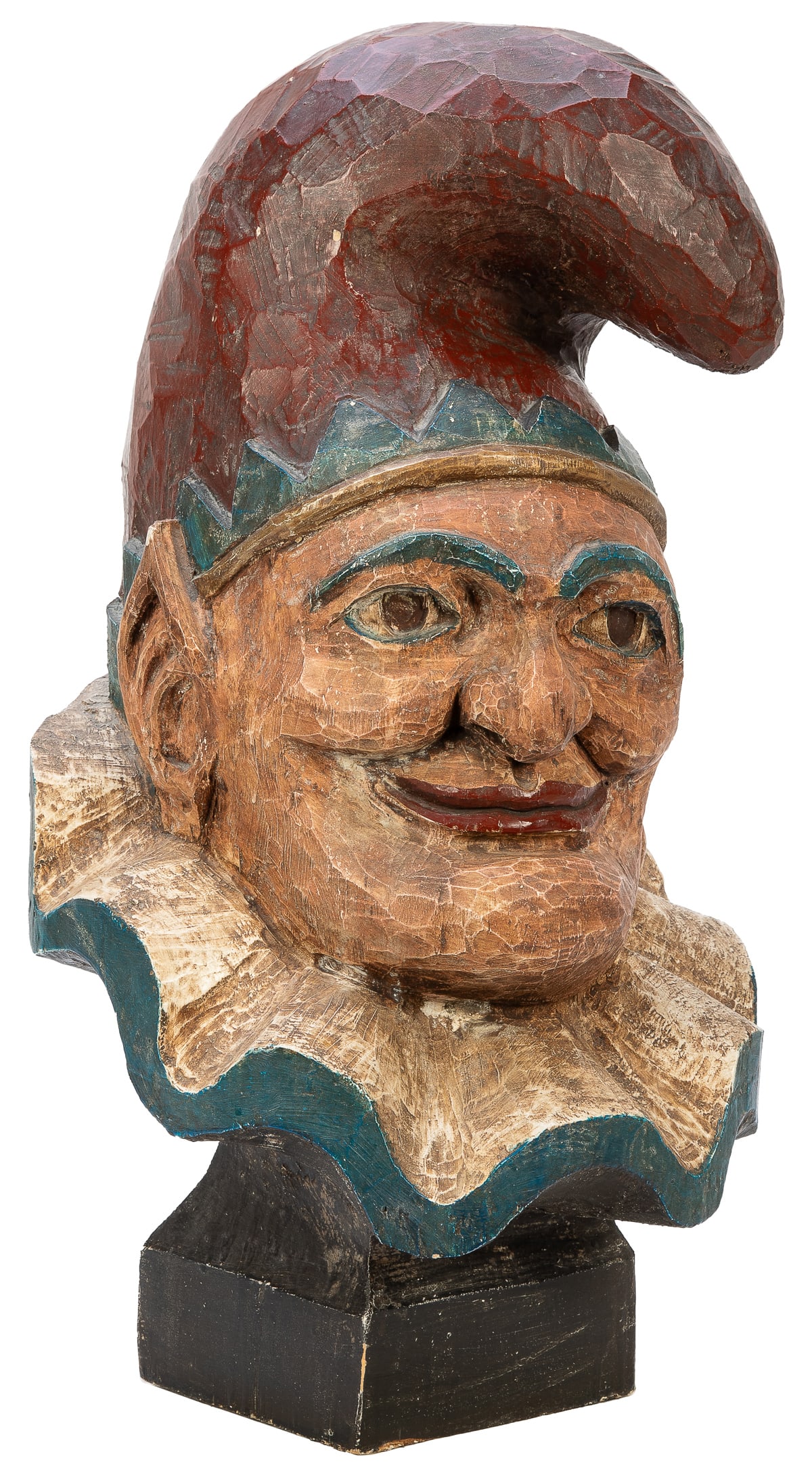 Handcarved And Painted Lifesize Mr. Punch Cigar Store Bus... Auction