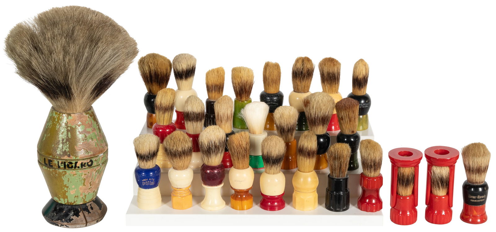 Le Figaro Oversize Advertising Shaving Brush, and 27 Vintag... (1 of 1)