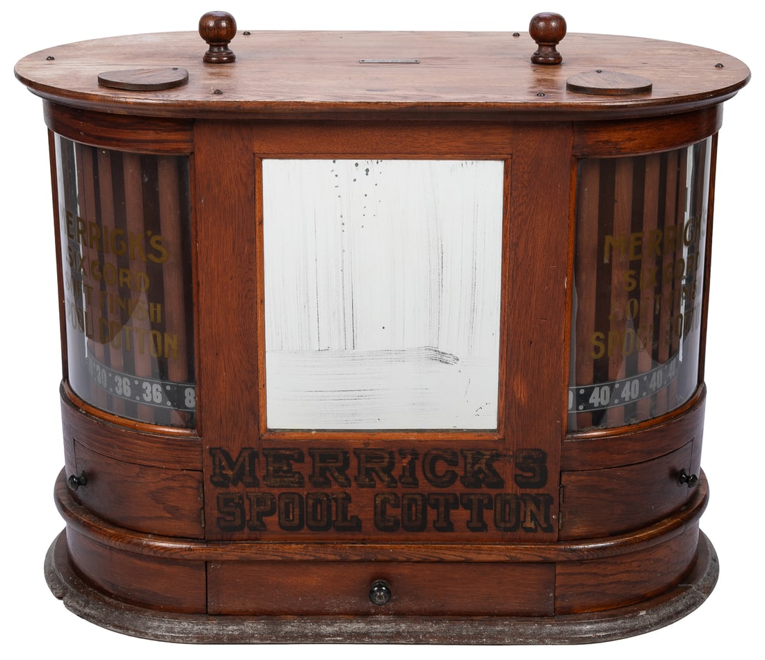 Merrick’s Spool Cotton Double Countertop Dispenser. Circa 1... (1 of 5)