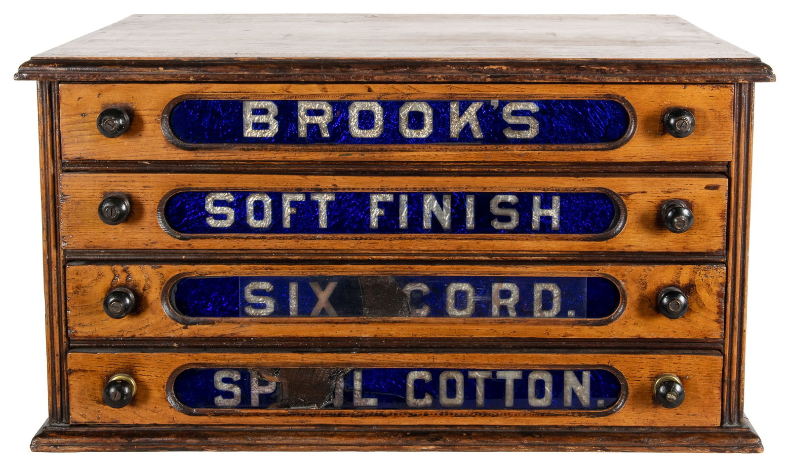 Brook’s Soft Finish Six Cord Spool Cotton Countertop Displa... (1 of 3)