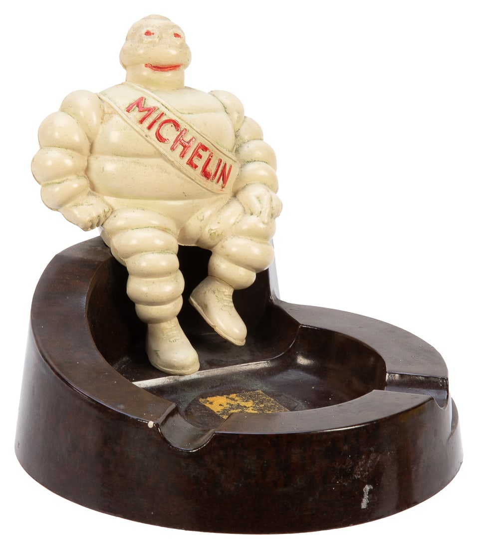 Michelin Tires Ashtray. England: ca. 1950s-1960s. Plastic a... (1 of 1)