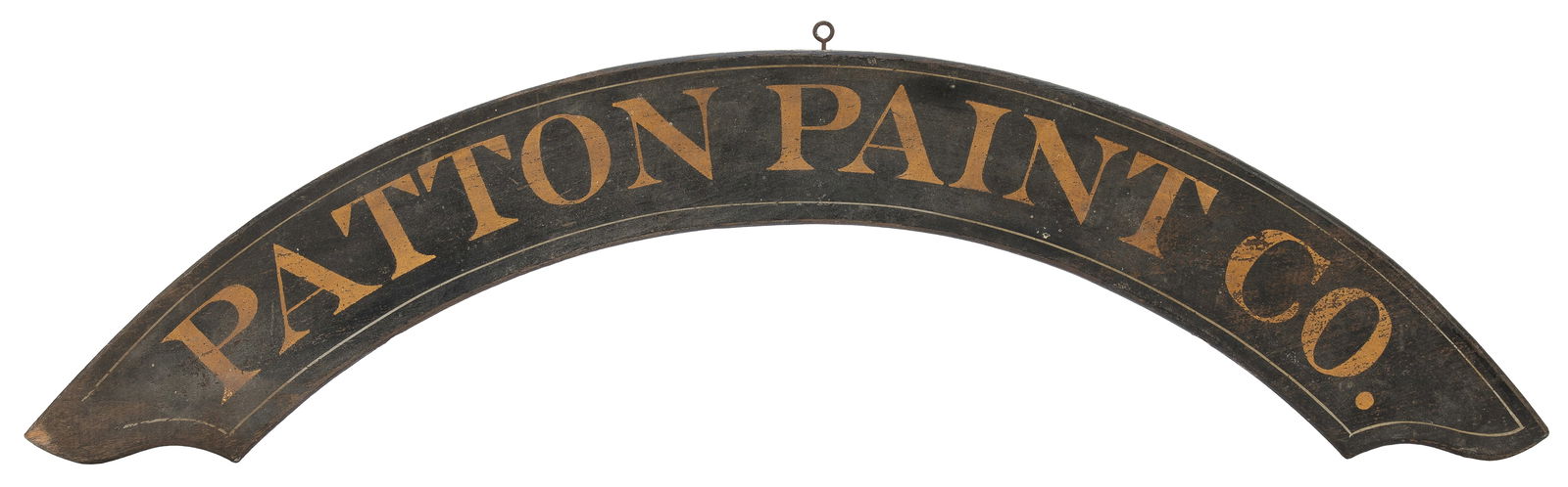 Patton Paint Co. Sign. Circa 1910s-1940s. Double-sided pain... (1 of 1)