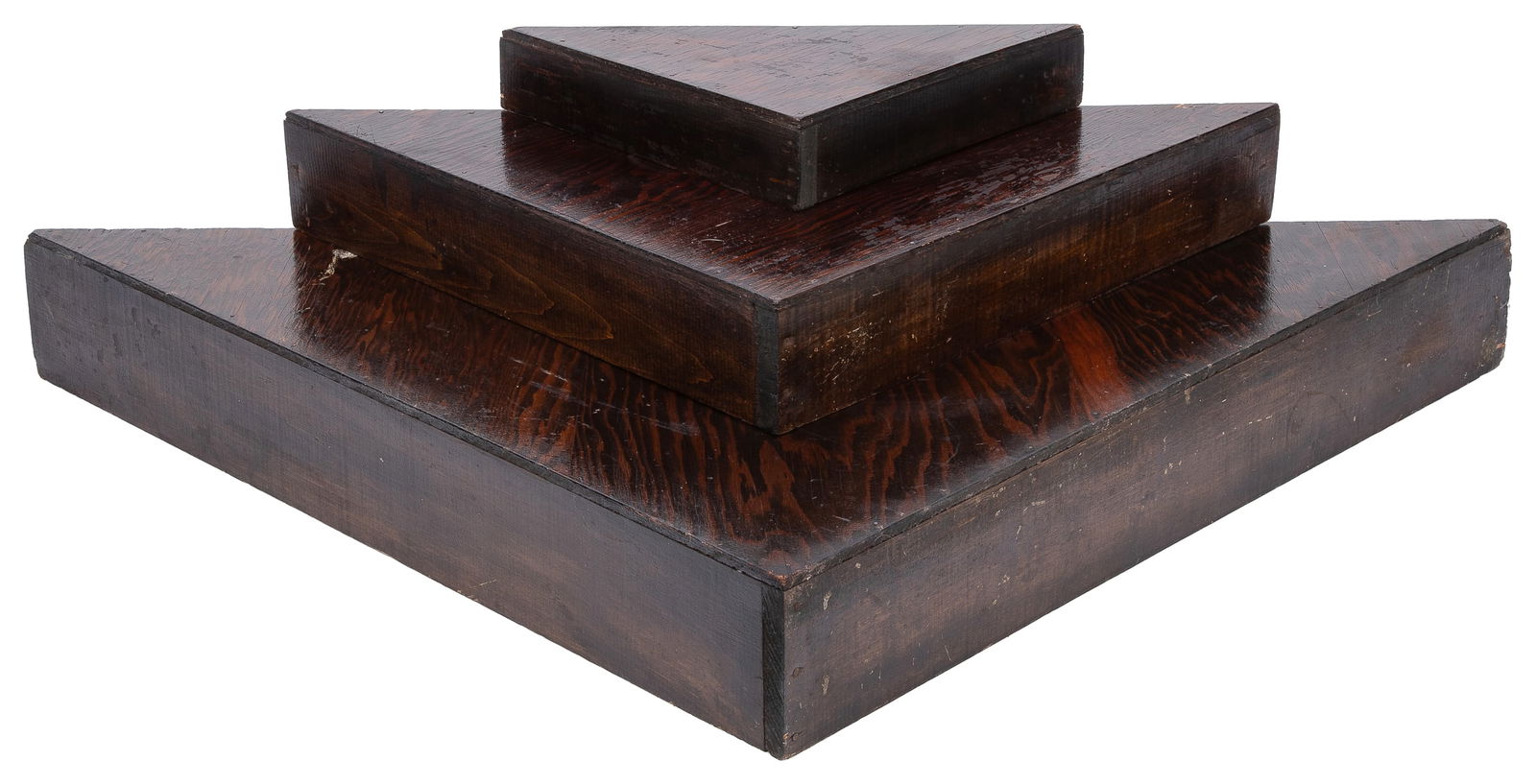 Three-Tiered Wooden Merchandise Display Stand. Circa 1920s—... (1 of 2)