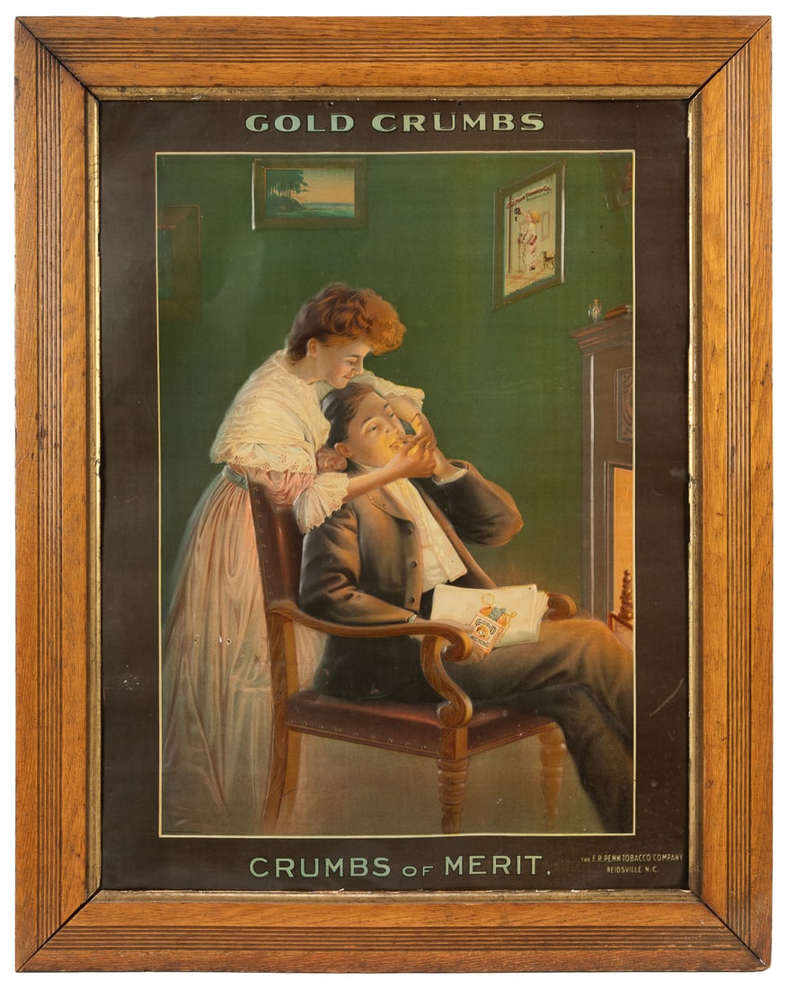 Crumbs of Merit. Gold Crumbs Sign. Reidsville, NC: F.R. Pen... (1 of 1)