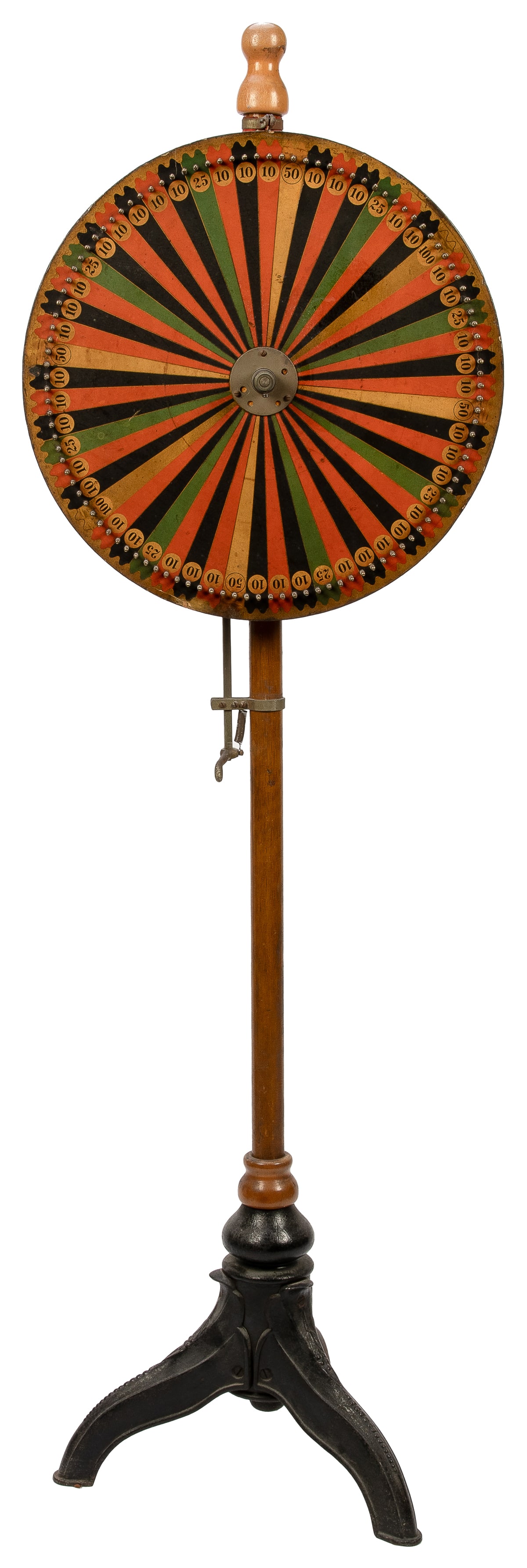 Standing Gaming Wheel with Spring-Loaded Spinning Mechanism... (1 of 2)