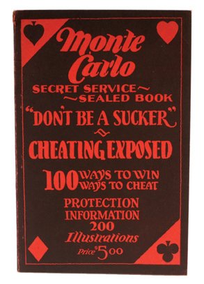 Monte Carlo Secret Service Sealed Book. N.p., 1925.: Monte Carlo Secret Service Sealed Book. N.p., 1925. Black and red wraps. Illustrated. 8vo. Good condition.