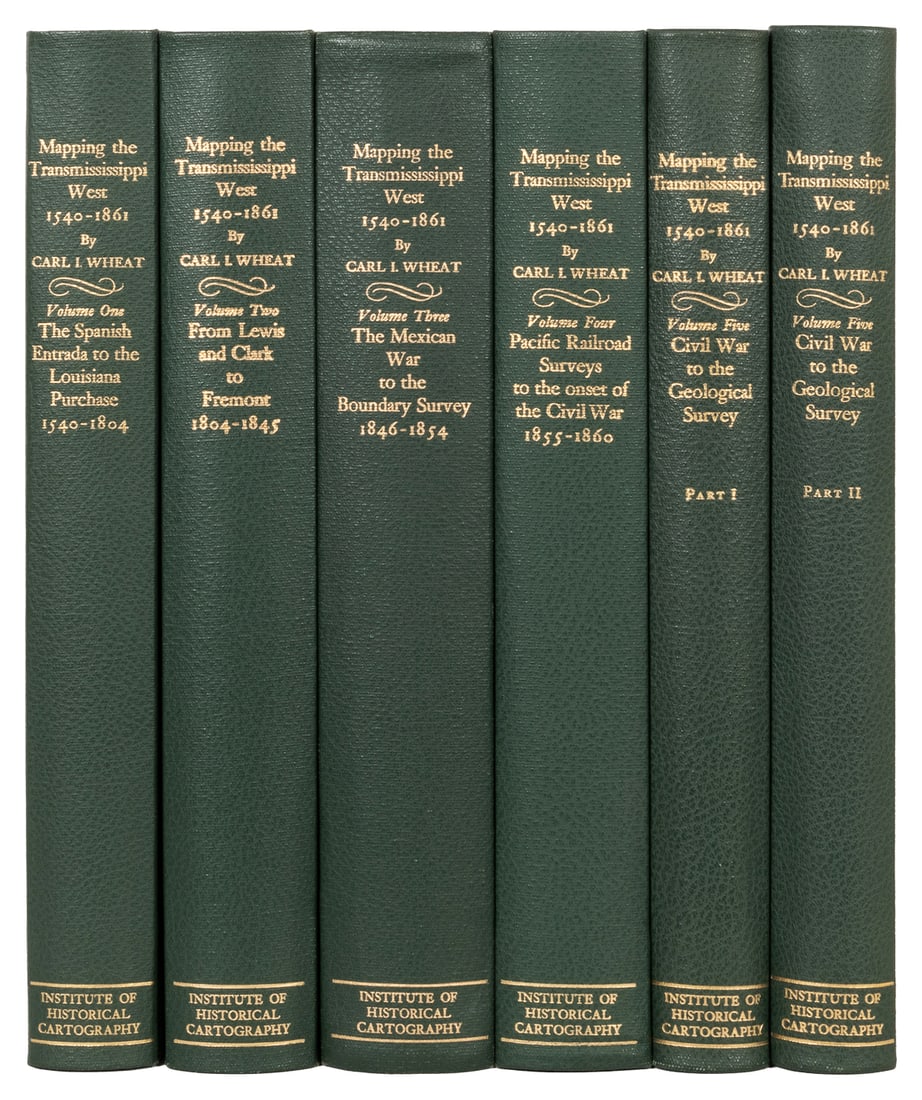  [BIBLIOGRAPHIES -- CARTOGRAPHY]. WHEAT, Carl Irving (1892-1... (1 of 3)