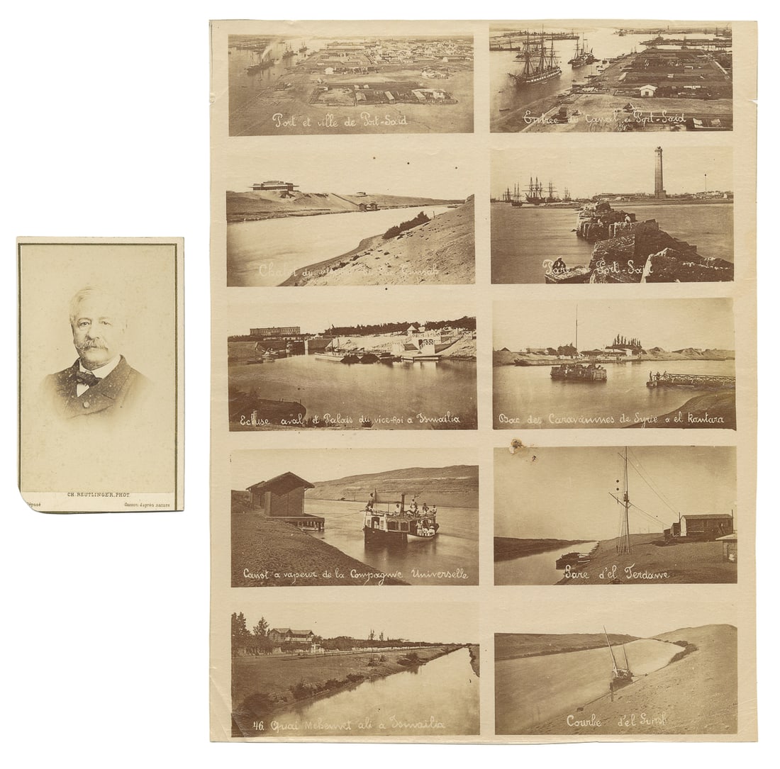  [PHOTOGRAPHY - SUEZ CANAL]. ARNOUX, Hippolyte (fl. 1860-189... (1 of 1)