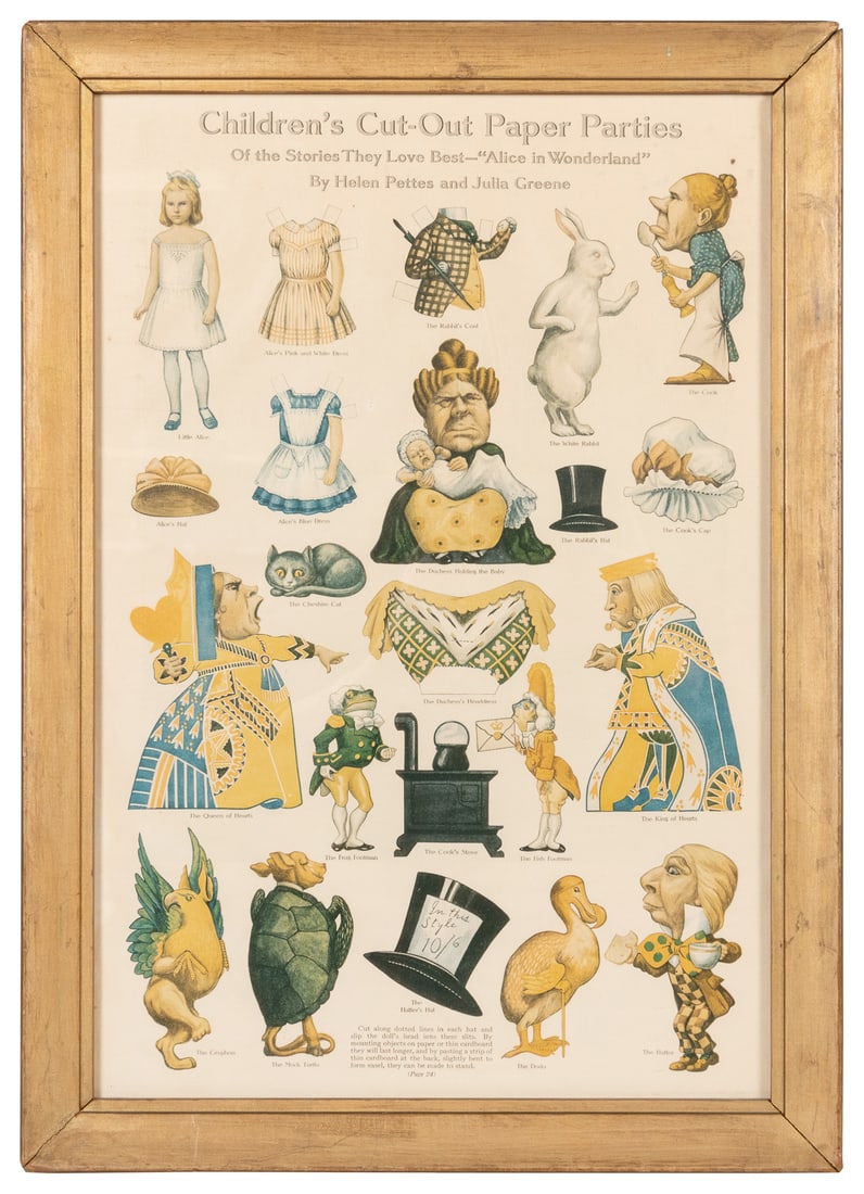 A group of five Alice in Wonderland prints, including:  f... (1 of 6)