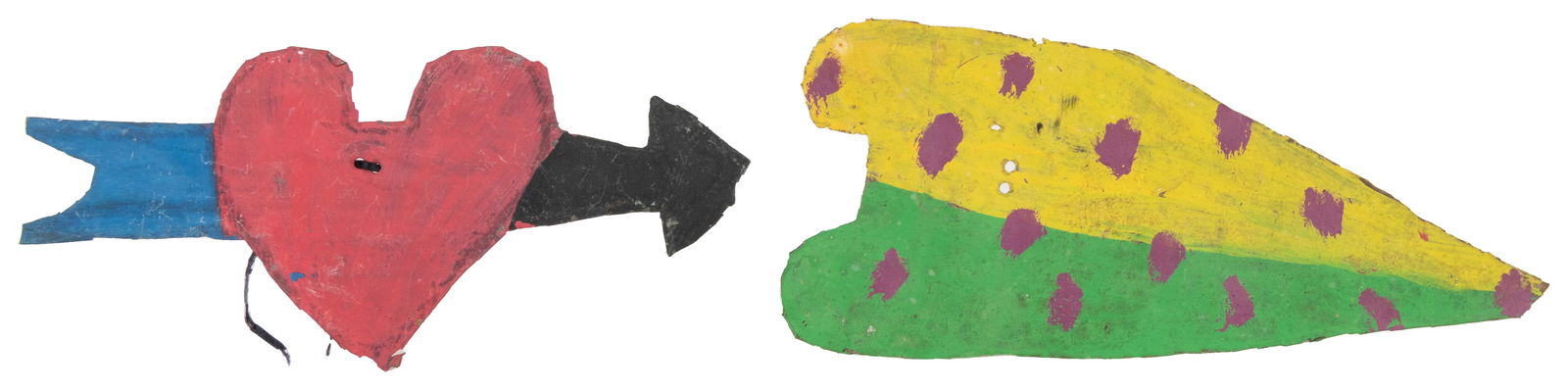 BUTLER, David (American, 1898-1997). Two Hearts (a Pair of ... (1 of 2)