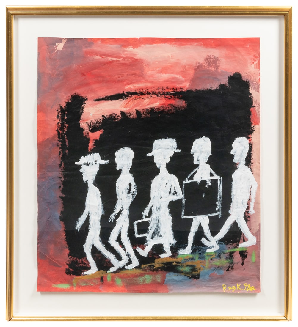 GEE, Reginald (American, b. 1964). A Pair of Large Original... (1 of 3)