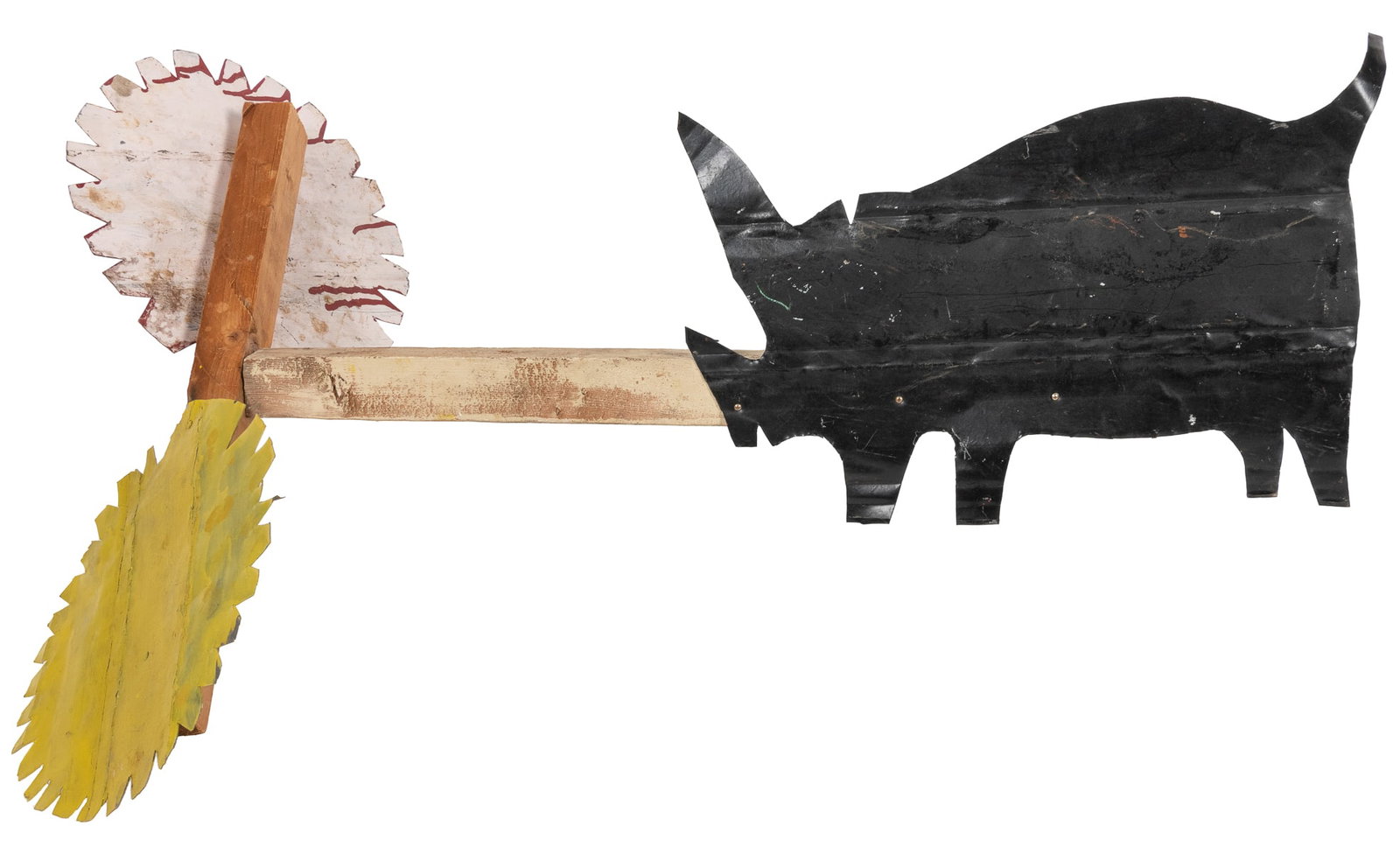 MILLER, R. A. (American, 1912-2006). Whirligig with Two Ser... (1 of 3)