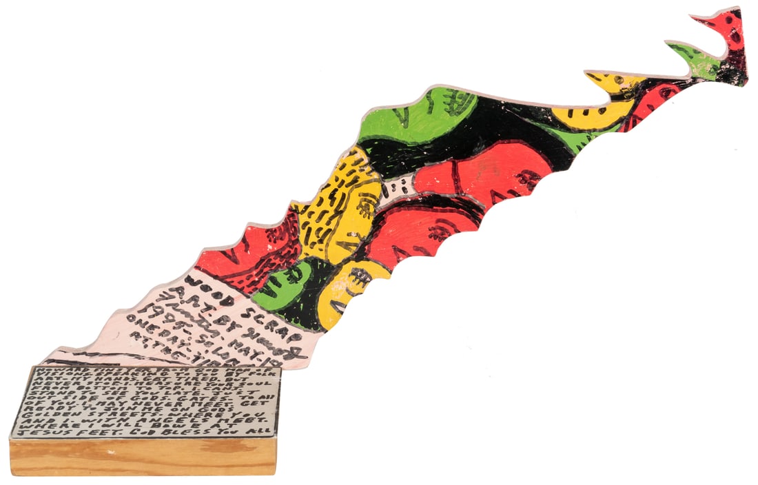 FINSTER, Howard (American, 1916-2001). Wood Scrap Art. [199... (1 of 3)
