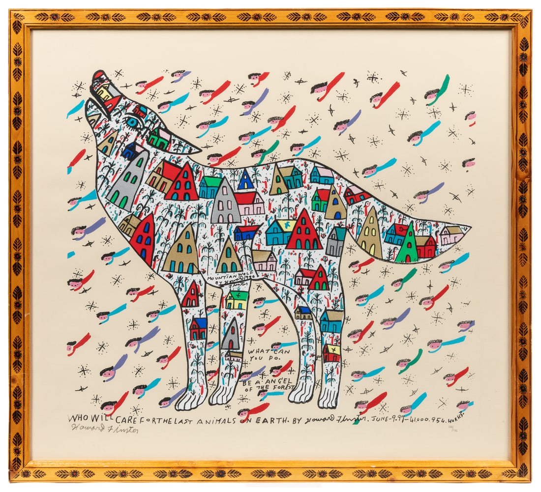 FINSTER, Howard (American, 1916-2001). Who Will Care for th... (1 of 2)