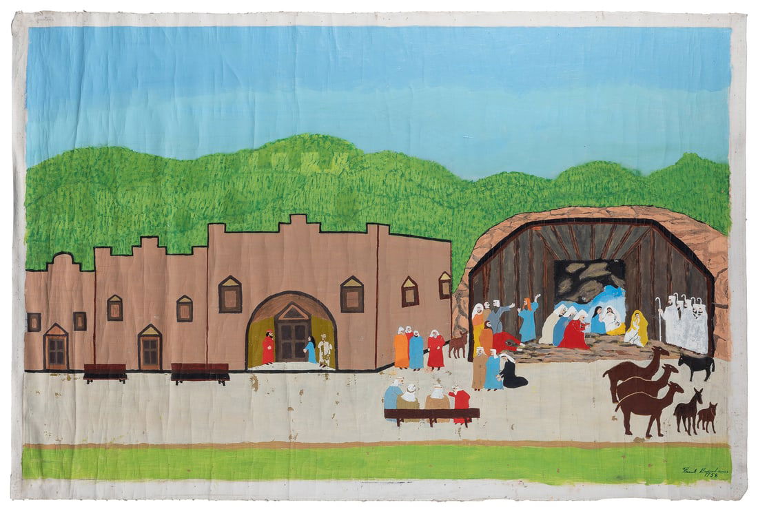 BODENHEIMER, Frank (American, 20th century). Birth of Jesus... (1 of 1)