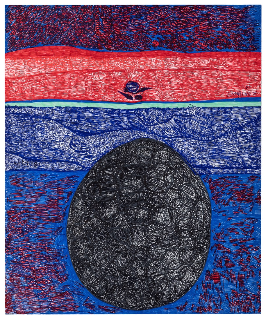 MARTINEZ, Jerome (American, 1931-2002). A Trio of Obsessive... (1 of 3)