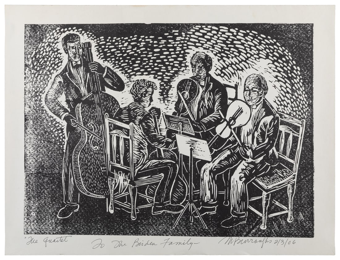 BURROUGHS, Margaret (American, 1915-2010). The Quartet. 200... (1 of 1)