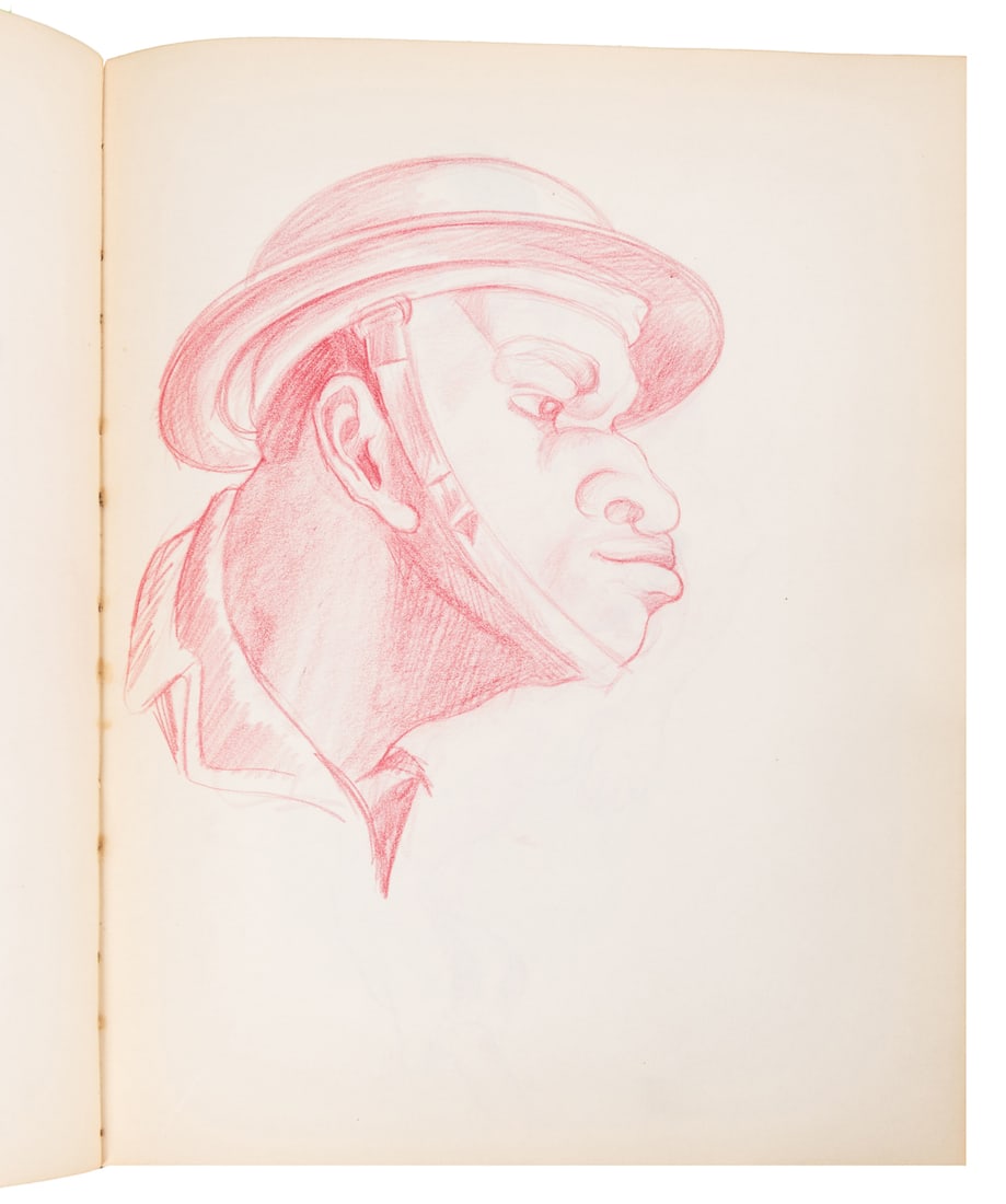 WELLS, Albert (American, 1920-2001). A Group of Five Sketch... (1 of 6)