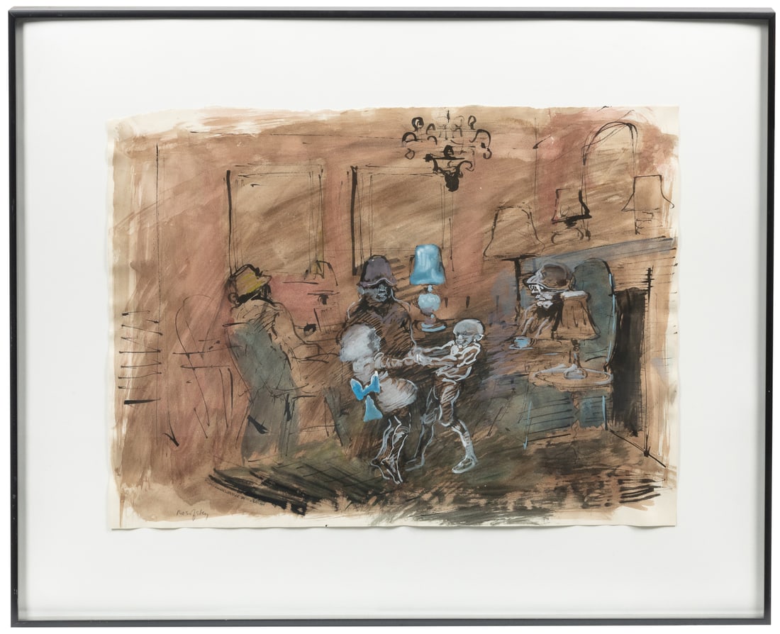 ROSOFSKY, Seymour (American, 1924-1981). Living Room. [Ca. ... (1 of 2)