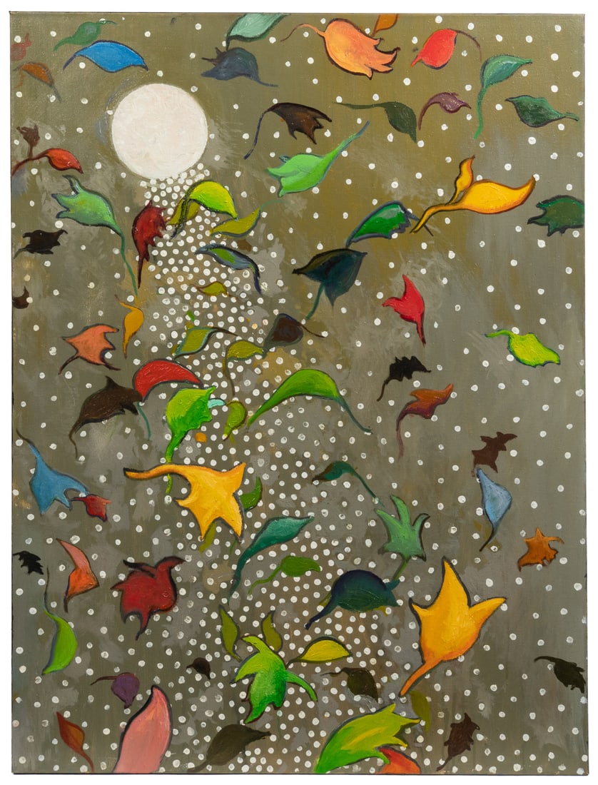 LOVING, Richard (American, 1924-2021). Moon Drops II. 2009.... (1 of 3)