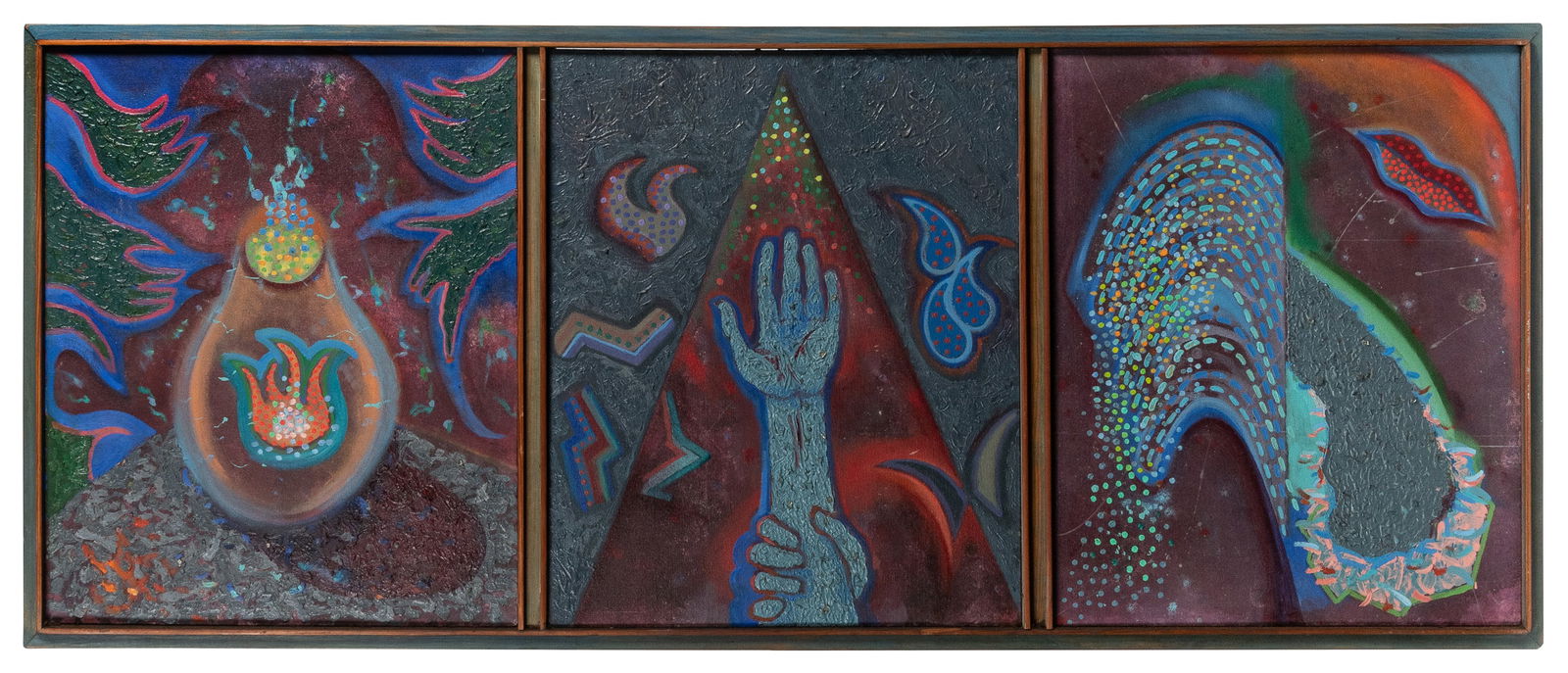 LOVING, Richard (American, 1924-2021). Allegory II. 1983. T... (1 of 6)