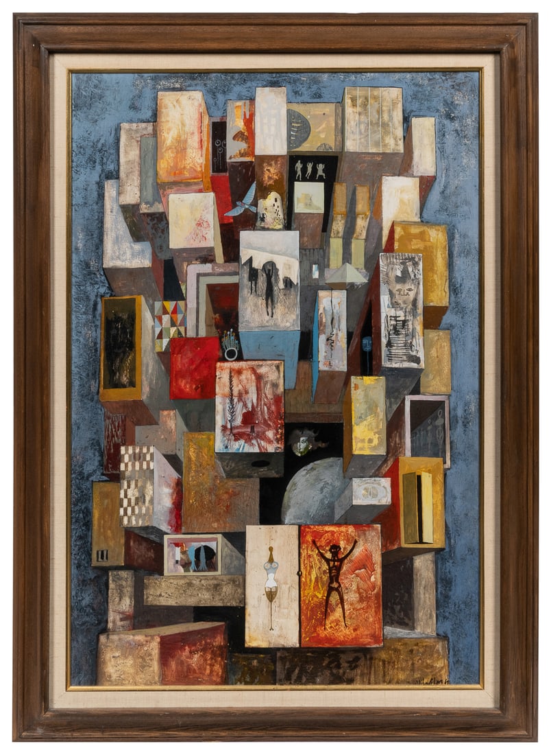 VILALLONGA, Jesus Carlos de (Spanish, b. 1927) Construction... (1 of 2)