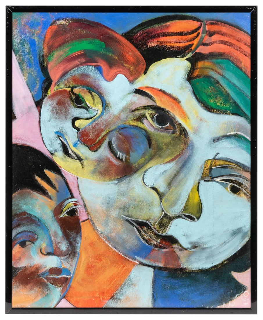 RIVERA, Rachel Weaver (American, 20th century). Three Faces... (1 of 2)
