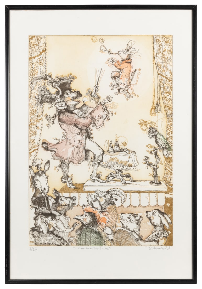 DITTRICH, Simon (German, b. 1940) Zauberes des Tiere. (Anim... (1 of 2)
