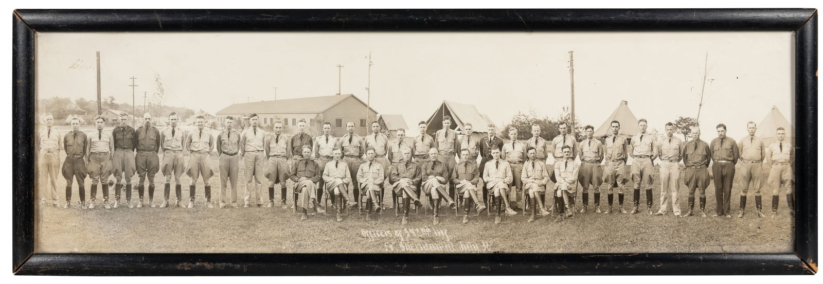 [PHOTOGRAPHY]. A Trio of Panoramic Photographs of Soldiers ... (1 of 3)