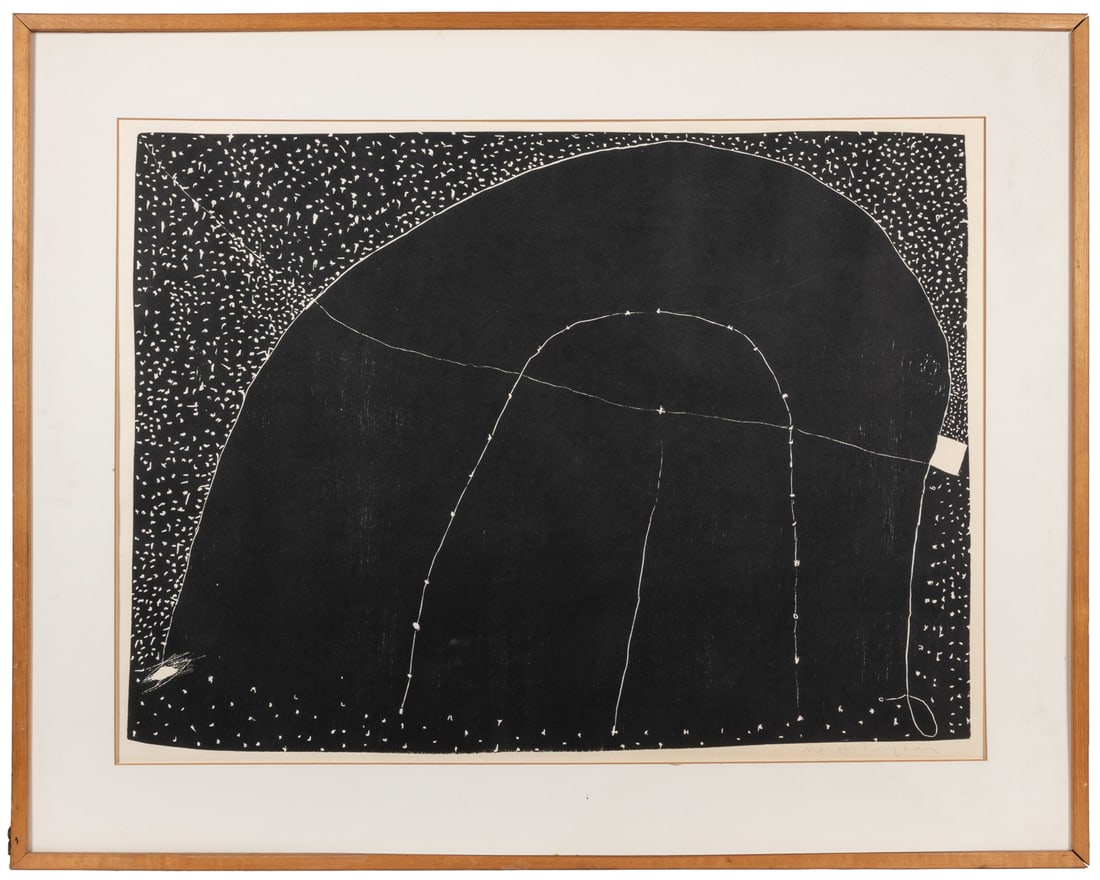 PURYEAR, Martin (American, b. 1941). Dark Loop I. [1982]. W... (1 of 3)