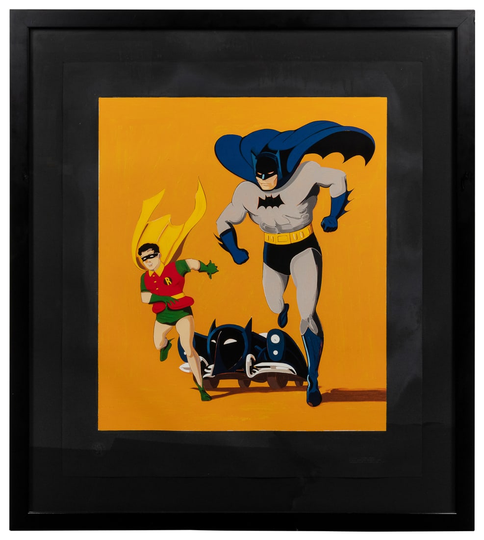RAMOS, Mel (American, 1935-2018). Batman, Robin and the Bat... (1 of 1)