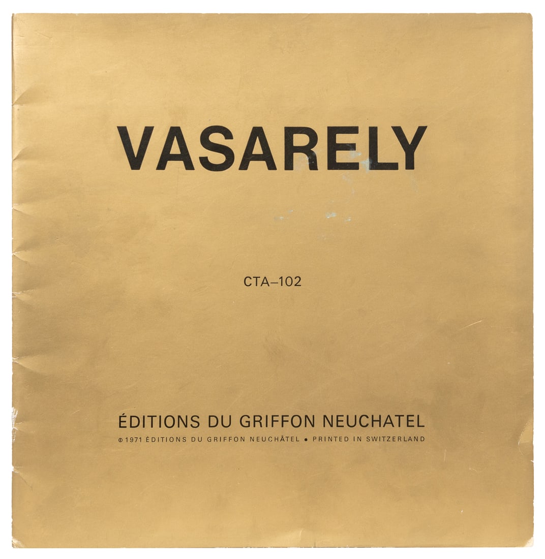 VASARELY, Victor (Hungarian-French, 1906-1997). Vasarely CT... (1 of 2)