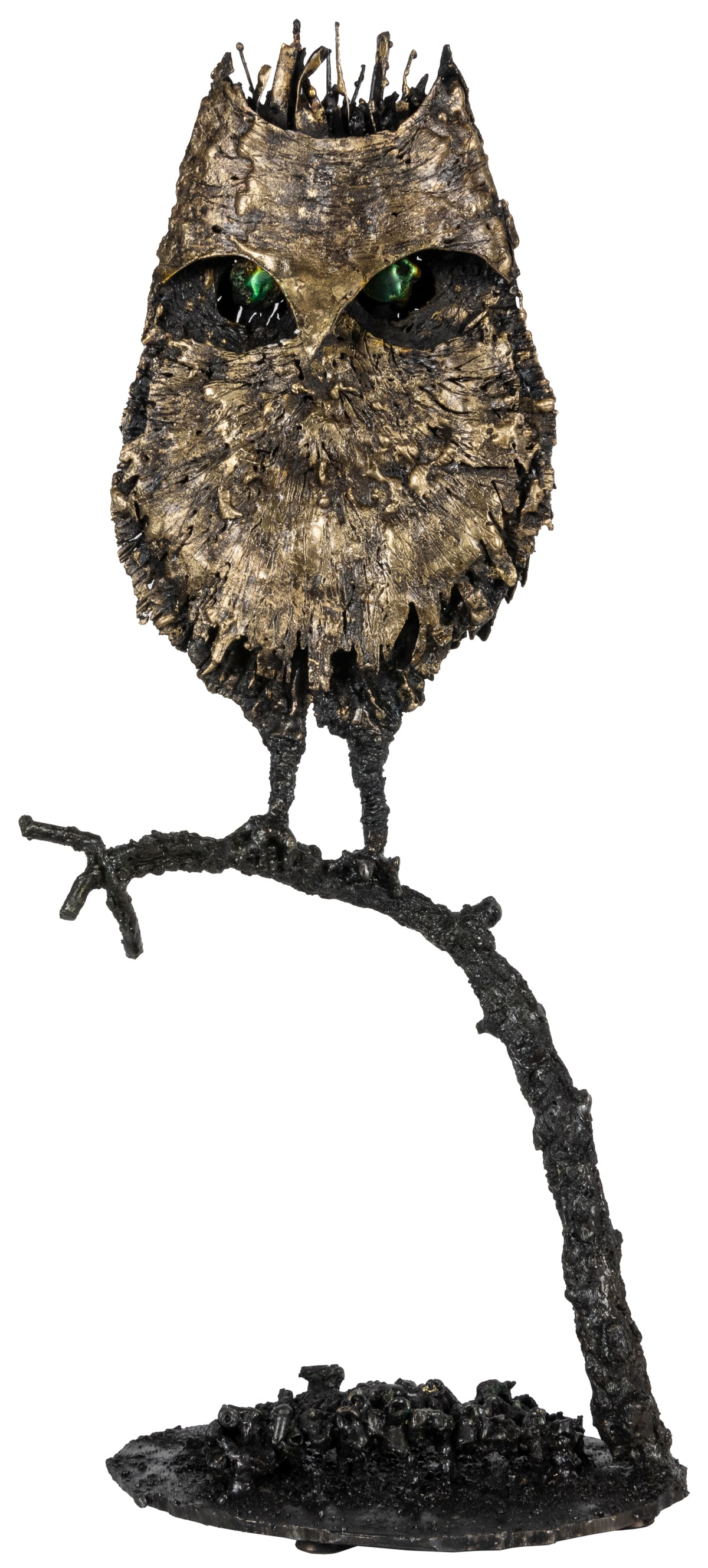 BEARDEN, James (American, b. 1964) Owl. 2023. Steel, bronze... (1 of 4)