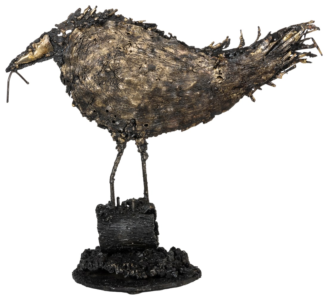 BEARDEN, James (American, b. 1964) Raven. 2023. Steel, bron... (1 of 3)